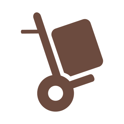 Icono de entrega de carretilla Diseño PNG