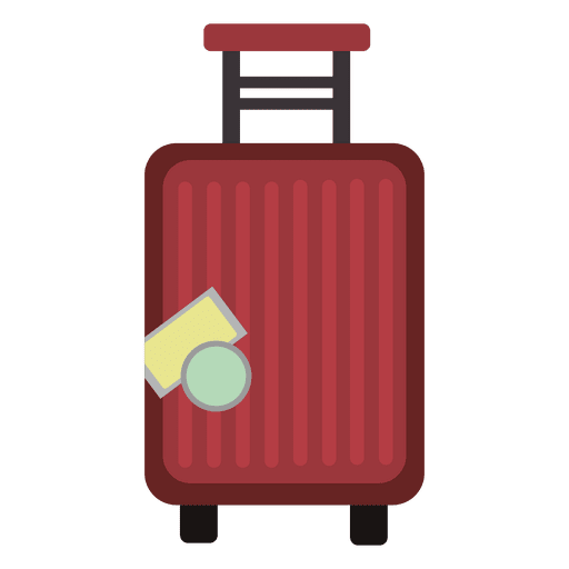 Trolly luggage travel icon PNG Design