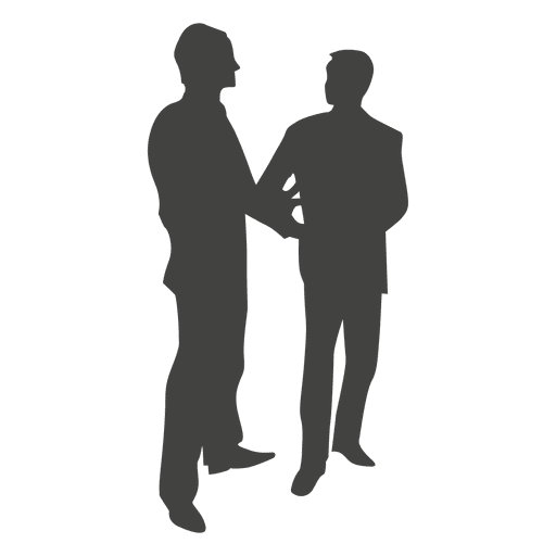 Two businessmen gossiping PNG Design