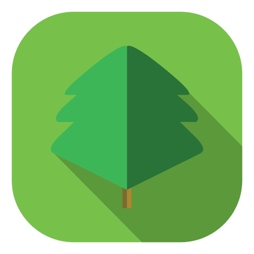 Two fold tree icon - Transparent PNG & SVG vector file
