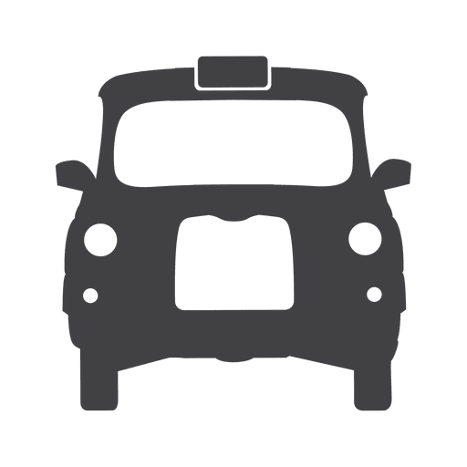 Icono de taxi de Reino Unido Diseño PNG