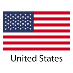 Bandera nacional de estados unidos Diseño PNG