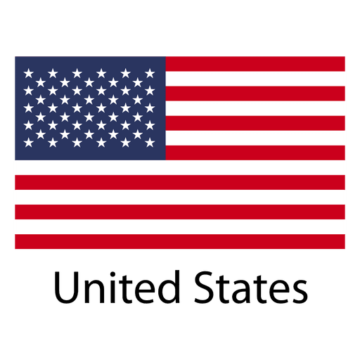 Nationalflagge der Vereinigten Staaten PNG-Design