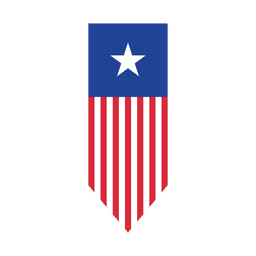 Fita de seta de bandeira dos EUA Desenho PNG