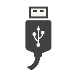 Ícone de cabo carregador USB Desenho PNG