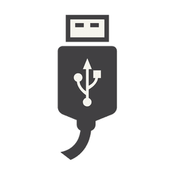 USB-Ladekabelsymbol PNG-Design Transparent PNG