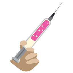 Ícone de injeção de vacinação