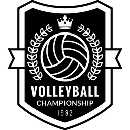 Emblema de voleibol Desenho PNG