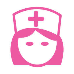 Frau Krankenschwester Headshot PNG-Design