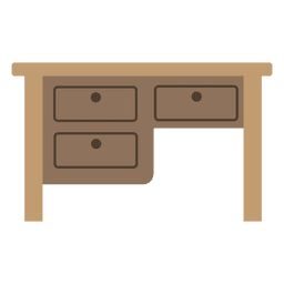 Mesa de leitura de madeira Desenho PNG
