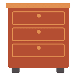 Wooden wardrobe icon PNG Design