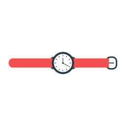 Wrist watch flat icon PNG Design Transparent PNG