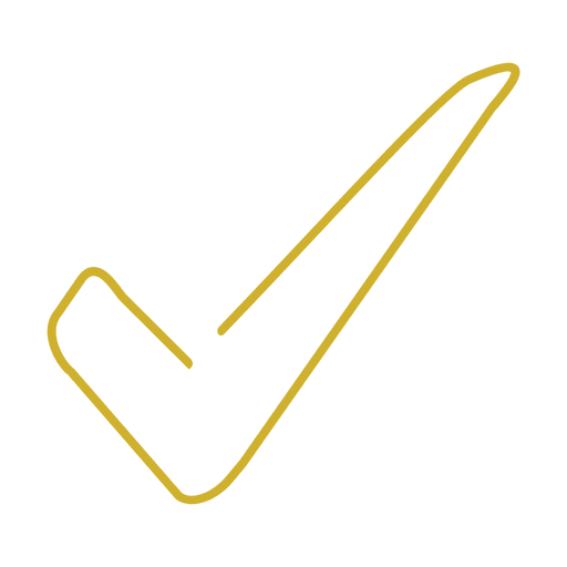 Yellow check line icon.svg