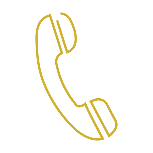 Yellow phone line icon3.svg PNG Design