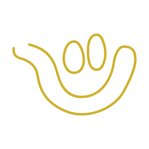 Línea de sonrisa amarilla icon.svg Diseño PNG
