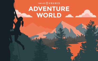 Hiking adventure poster creator Hiking adventure poster creator