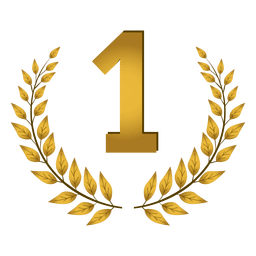 number 1 ribbon png