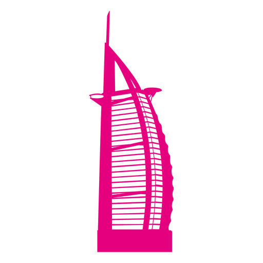 Burj al Arabische Skyline PNG-Design