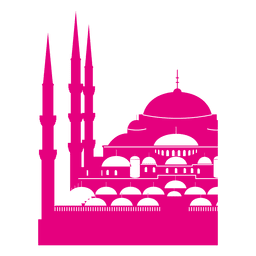 Mesquita do Sultão Ahmet Desenho PNG