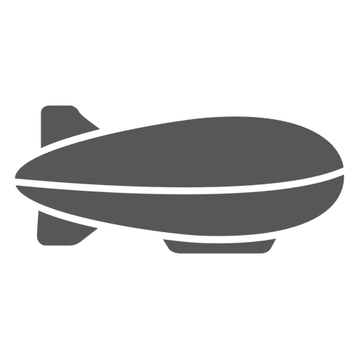Ícone de avião em balão de ar Desenho PNG