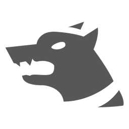 Ícone de cachorro de segurança zangado Transparent PNG