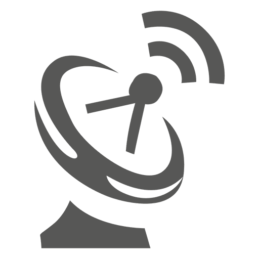 Broadcasting antenna tower icon