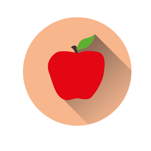 Apple circle icon PNG Design