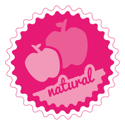 Emblema do círculo natural da Apple Desenho PNG