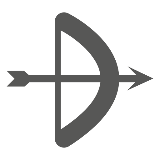 Bogenschie?en Symbol PNG-Design