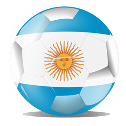 Argentina flag ball Transparent PNG