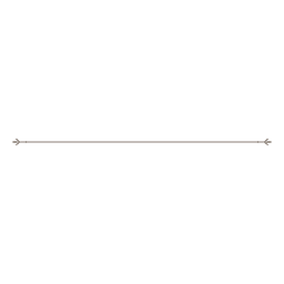 Flacher dekorativer Teiler der Pfeilspitze PNG-Design