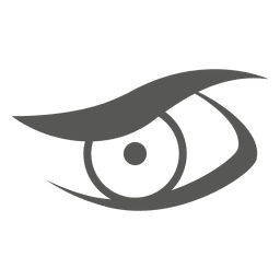 Ícone de olho artístico Transparent PNG