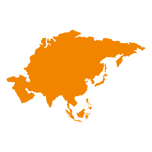 Asian continental map