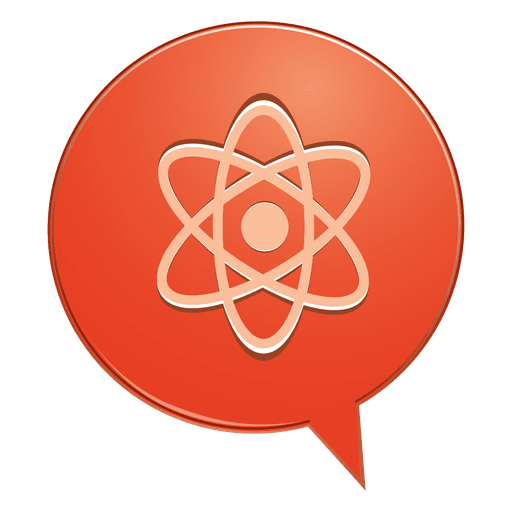 Atomic bubble icon PNG Design