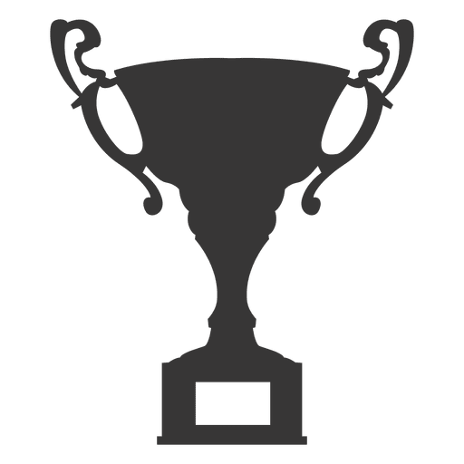 Premio trofeo silueta Diseño PNG