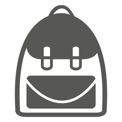 Icono de bolso de mochila Diseño PNG