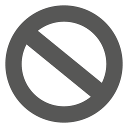 Symbol für gesperrten Kreis PNG-Design