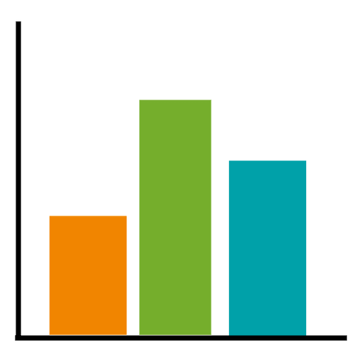 Infografía de gráfico de barras 4 Diseño PNG