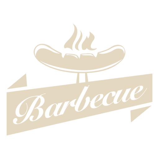 Barbecue logo PNG Design