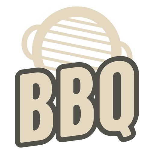 Logotipo de la barbacoa 2 Diseño PNG