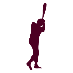 Baseball-Schlagball weit weg PNG-Design