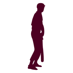 Vector de bateador de béisbol Diseño PNG