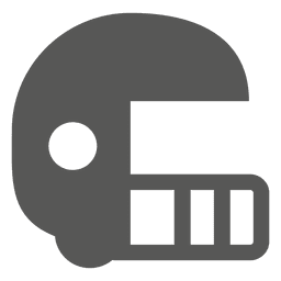 Baseball helmet flat icon PNG Design
