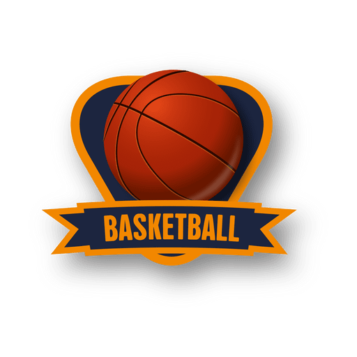 Logo de baloncesto Diseño PNG