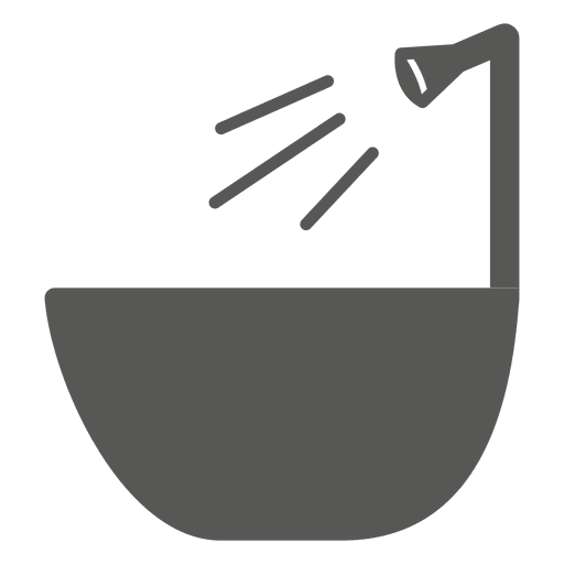 Bath tub icon PNG Design