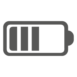 Icono de batería Diseño PNG