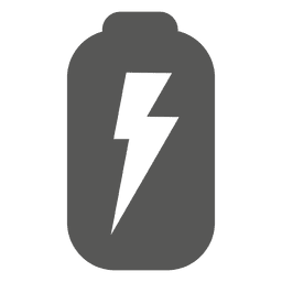 Flat battery icon Transparent PNG
