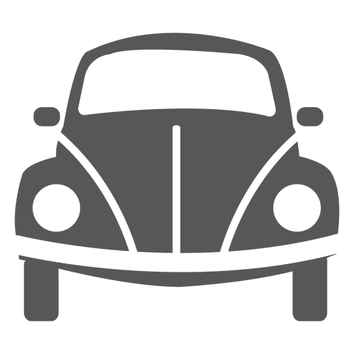 Ícone da frente do carro do fusca Desenho PNG