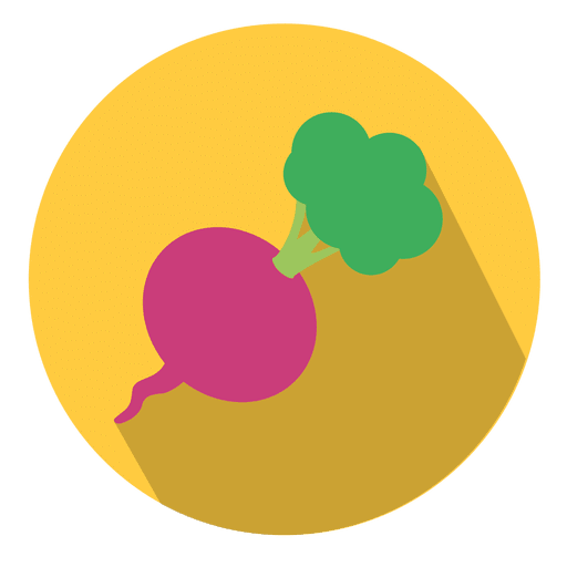 Beetroot circle icon