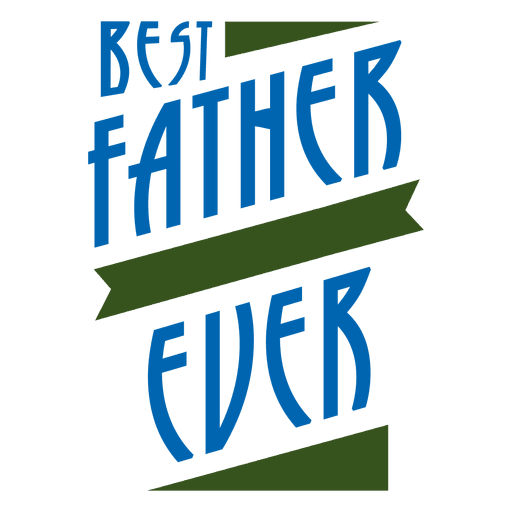 Best father label PNG Design
